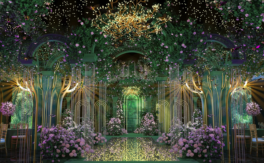 襄垣奇妙森林婚礼堂效果展示